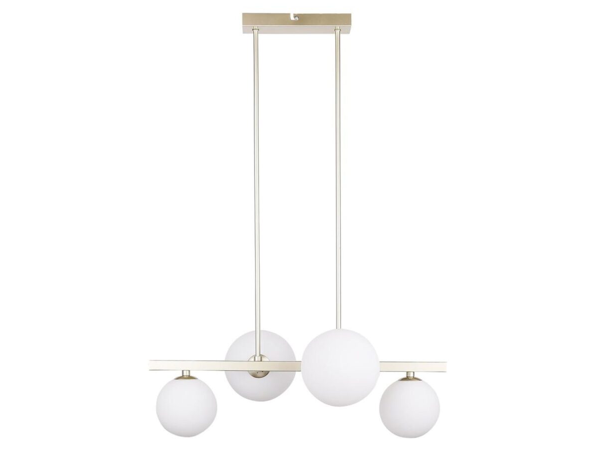Lampa wisząca Omidano 59 cm 4-punktowa G9 mosiądz
