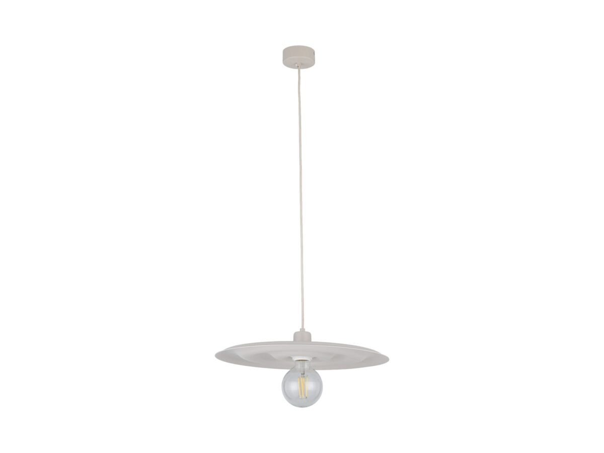 Lampa wisząca Onda 1-punktowa z falowanym kloszem