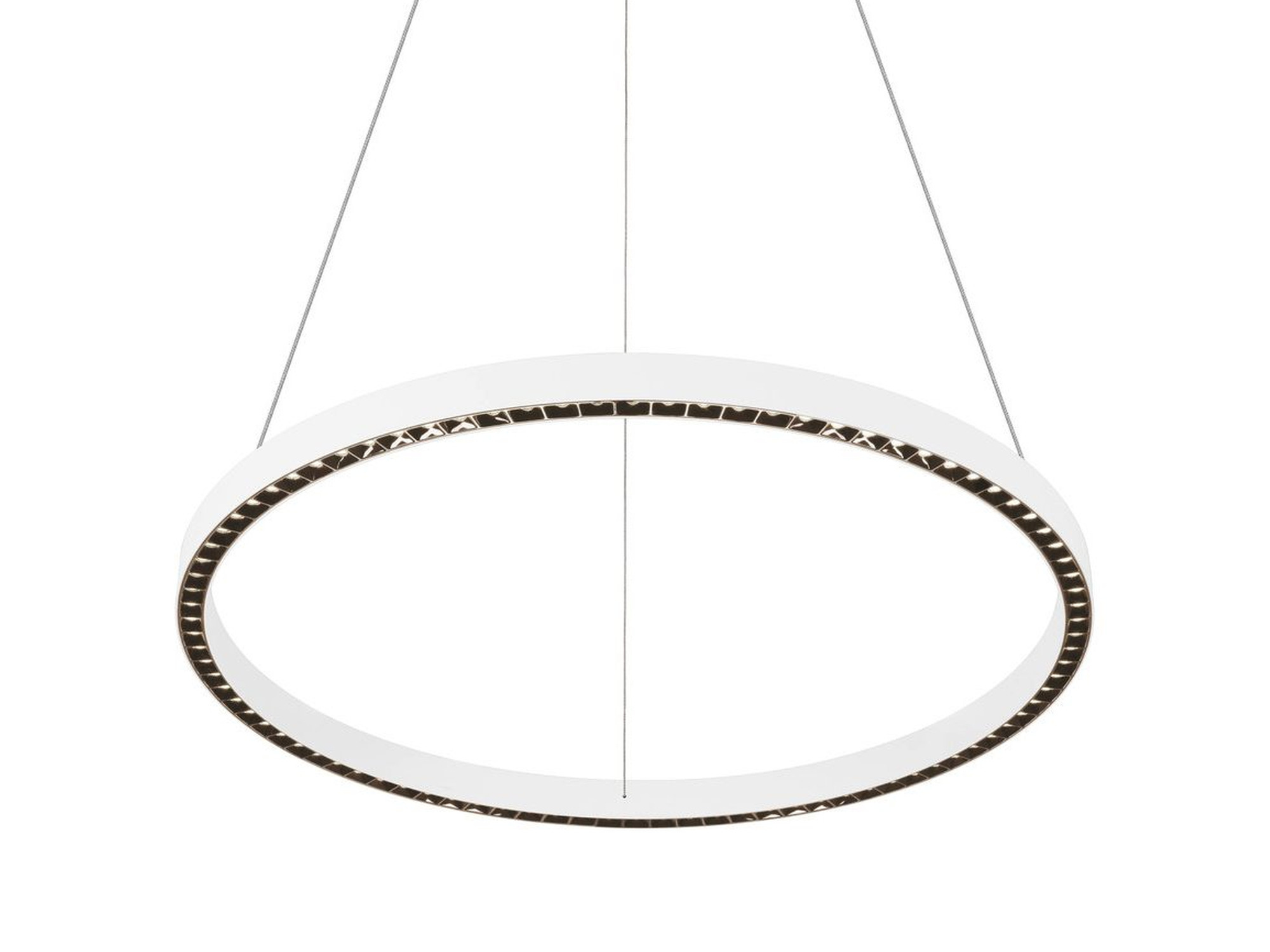 Biała lampa One Cube UP/DOWN LED z kompletnym zawieszeniem