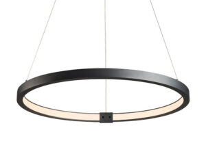 Miniaturka 7 - Lampa wisząca ONE 60 DALI czarna Ø60 cm, pełna rozeta i zawieszenie