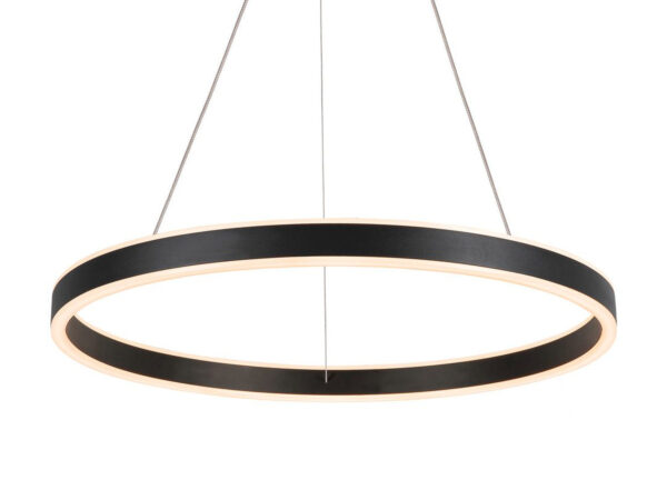 Lampa wisząca One DALI czarna Ø 60 cm, światło góra–dół, packshot