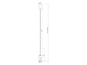 Miniaturka 1 - Lampa wisząca Oraleta 1-punktowa GU10 – zdjęcie 2