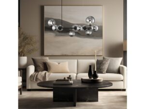 Miniaturka 1 - Lampa wisząca Oreseta 10-punktowa G9 czarna – zdjęcie 2