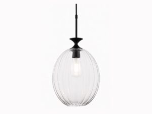 Miniaturka 4 - Lampa wisząca Oria w czarnym kolorze – pełne ujęcie