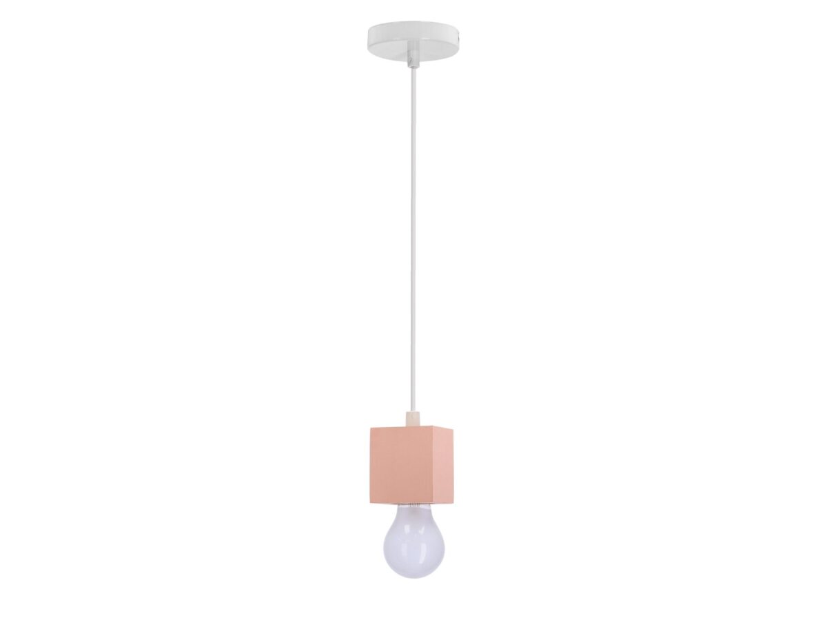 Lampa wisząca Oridela z kolorową kostką 112 cm E27