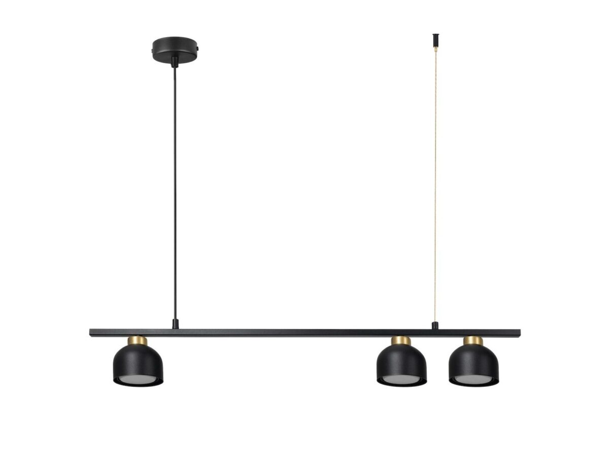 Lampa wisząca Orilano 3 × GX53 na belce 90 cm