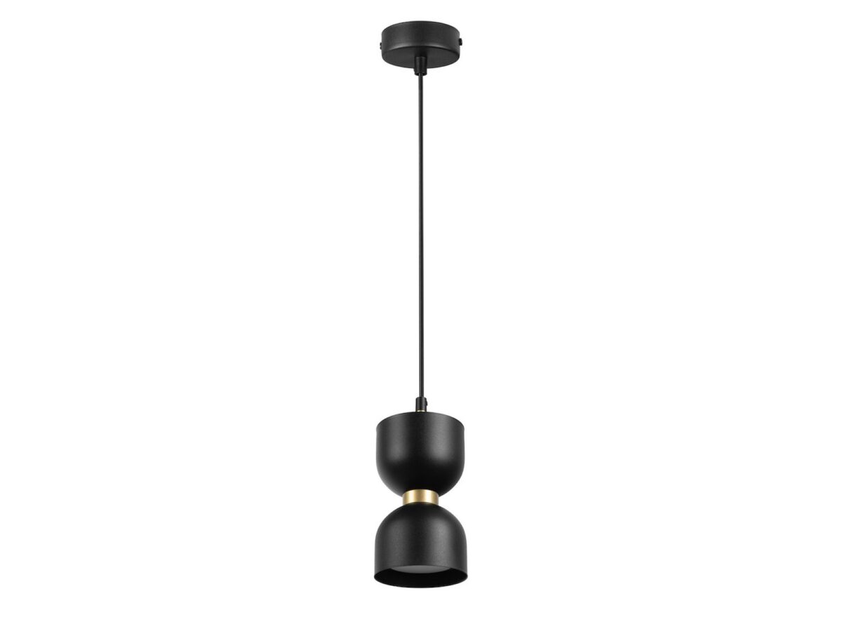 Lampa wisząca Orilano czarno-złota 1 × GX53