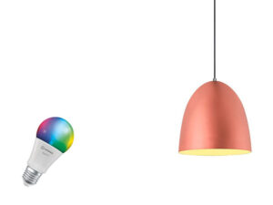 Miniaturka 1 - Lampa wisząca Para Cone 30 Smart Set miedziano-biała z żarówką E27
