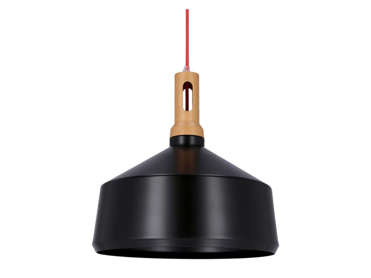 Lampa wisząca Pelamina 36 cm z metalowym kloszem