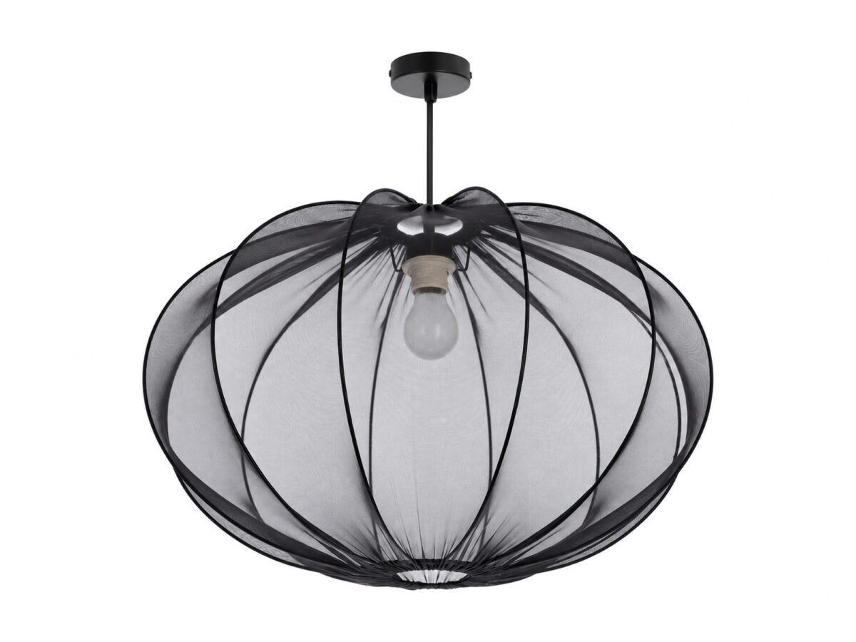 Lampa wisząca Pelato czarna z siateczki 60 cm