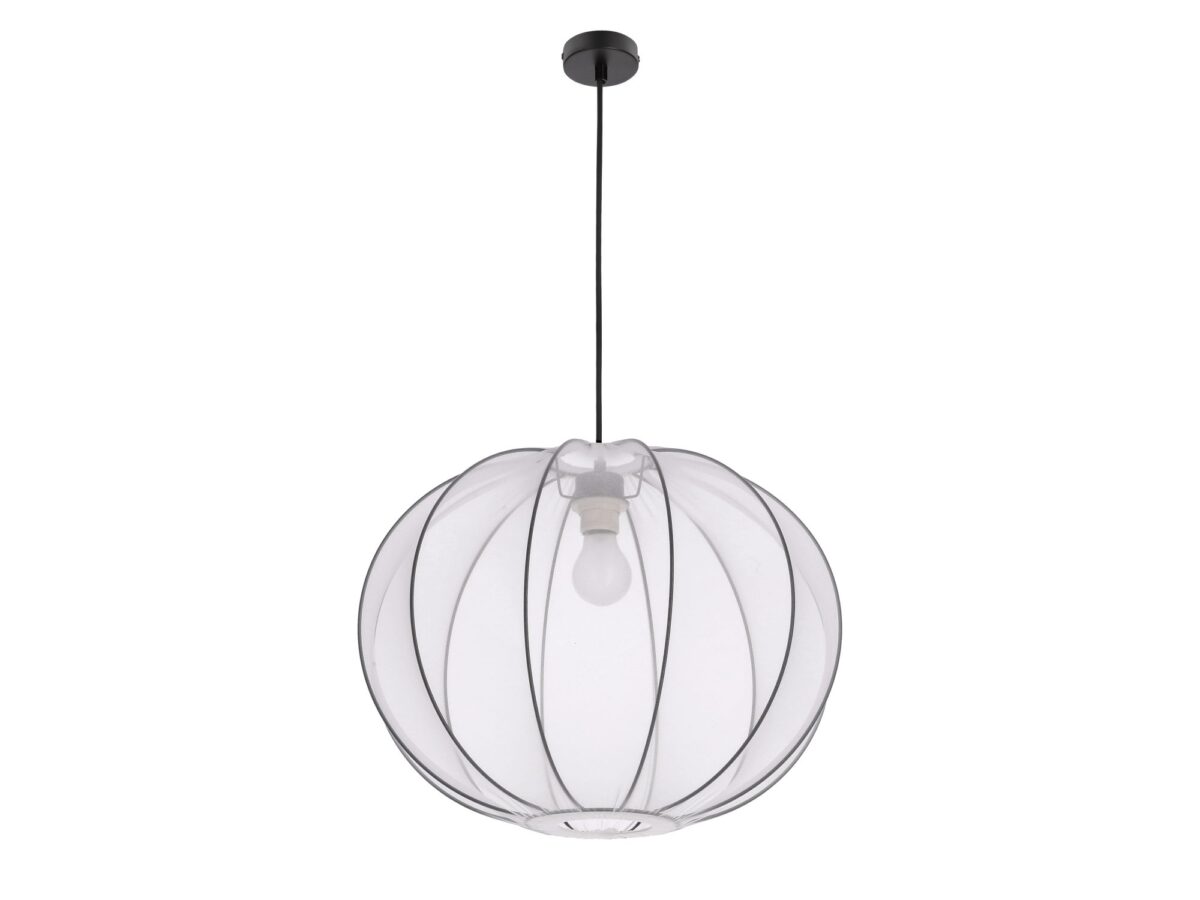 Lampa wisząca Pelato kula 52 cm z siateczki – 2 kolory