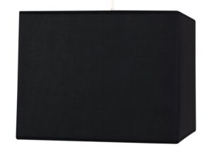 Miniaturka 5 - Lampa wisząca Perilona czarny kwadratowy abażur 30 cm na białym tle