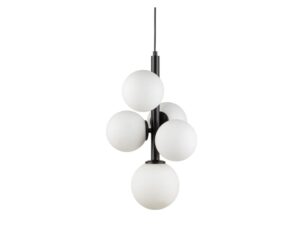 Miniaturka 6 - Lampa wisząca Perla 5 – zbliżenie układu kloszy