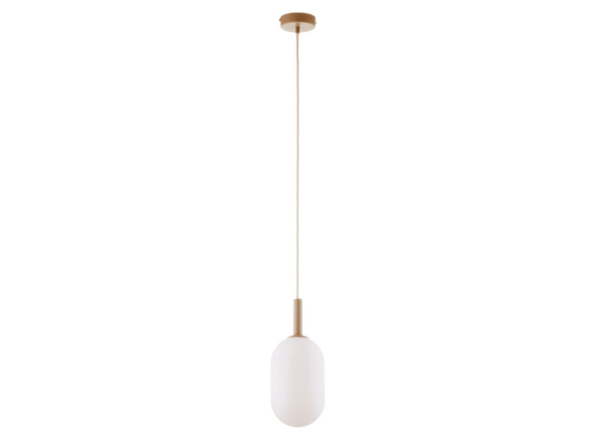 Lampa wisząca Pluum 1 M 15 cm ze szklanym kloszem