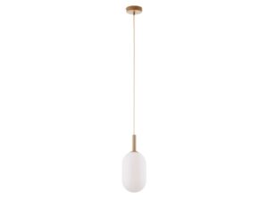 Miniaturka 13 - Lampa wisząca Pluum 1 M w kolorze ciepły beż na białym tle