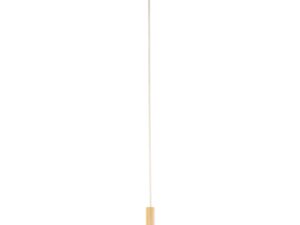 Miniaturka 2 - Lampa wisząca Pluum 1 S ze złotym zawieszeniem i rozświetlonym kloszem