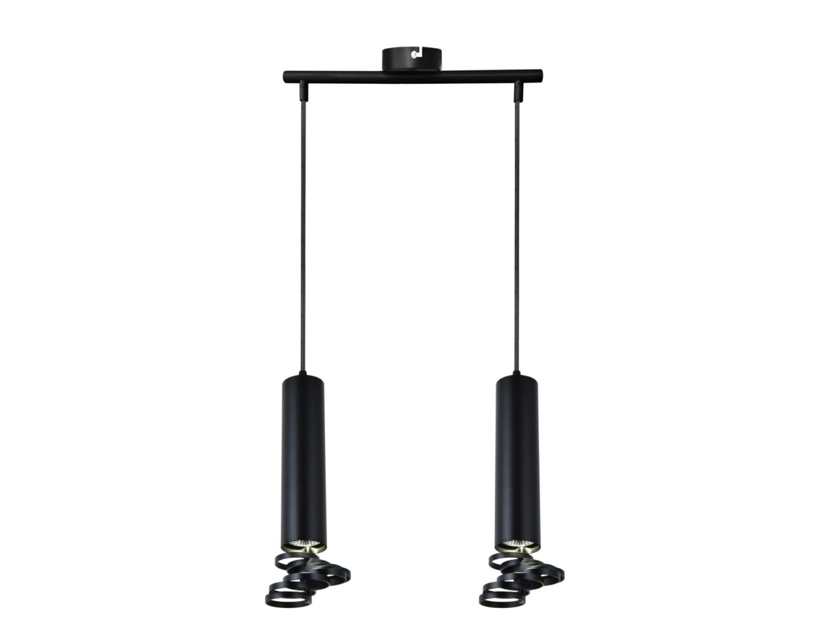 Lampa wisząca podwójna GU10 z regulowanymi reflektorami