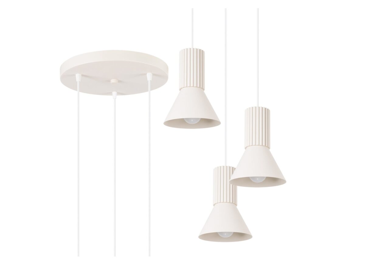 Lampa wisząca potrójna Avelira 30 cm