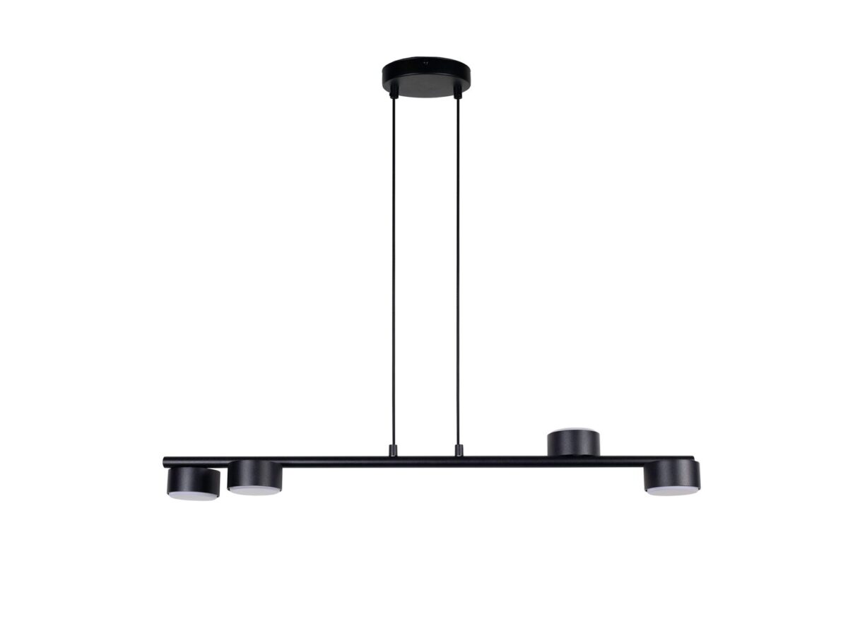 Lampa wisząca Punto 4-punktowa z metalowymi kloszami