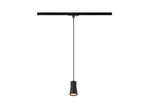 Miniaturka 8 - Czarna lampa wisząca Puri 2.0 Cone GU10 do szyny 1-fazowej