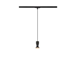 Miniaturka 7 - Puri 2.0 Basic czarna, lampa wisząca do szyny 1-fazowej, widok cały