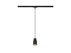 Miniaturka 6 - Lampa wisząca Puri 2.0 Tube czarna, do szyny 1-fazowej, pełny widok