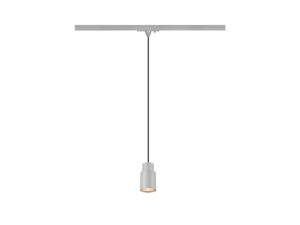 Miniaturka 3 - Lampa wisząca Puri 2.0 Tube szara, do szyny 1-fazowej, pełny widok