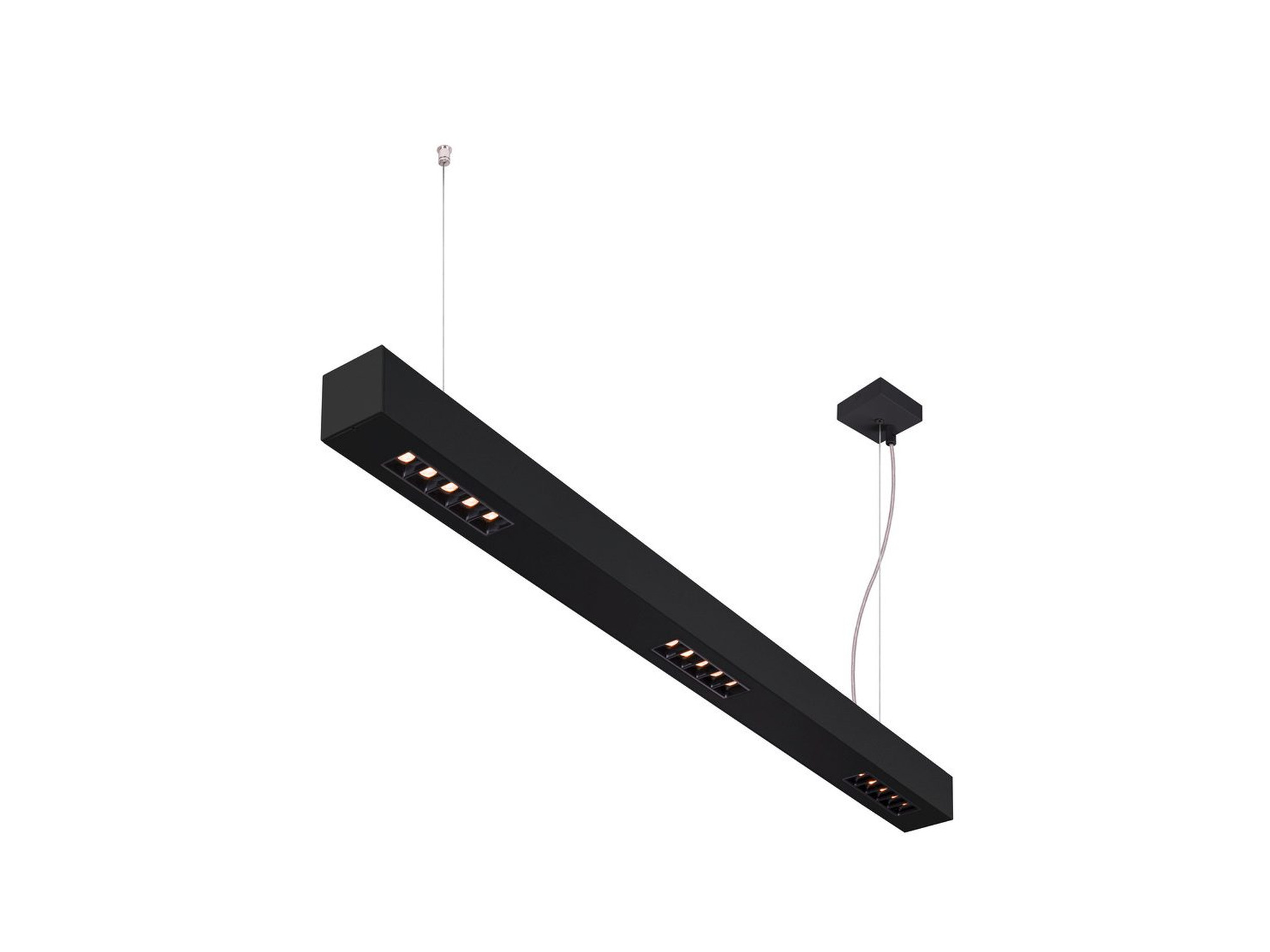 Lampa wisząca Q-Line PD czarna 100 cm 3000 K 46 W, packshot