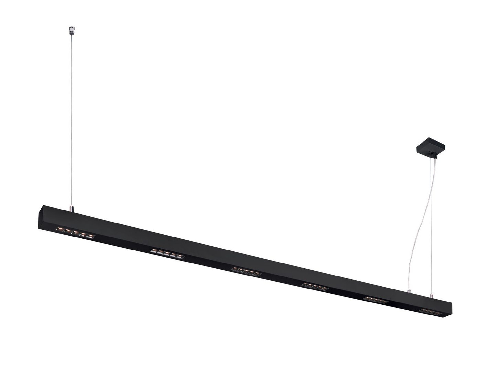 Lampa wisząca Q-Line PD czarna 200 cm 3000 K 93 W, packshot