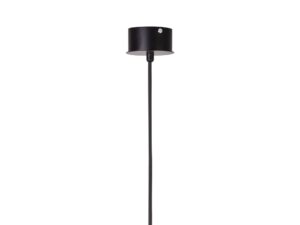 Miniaturka 3 - Czarna rozeta sufitowa i przewód lampy wiszącej Rif 1 M