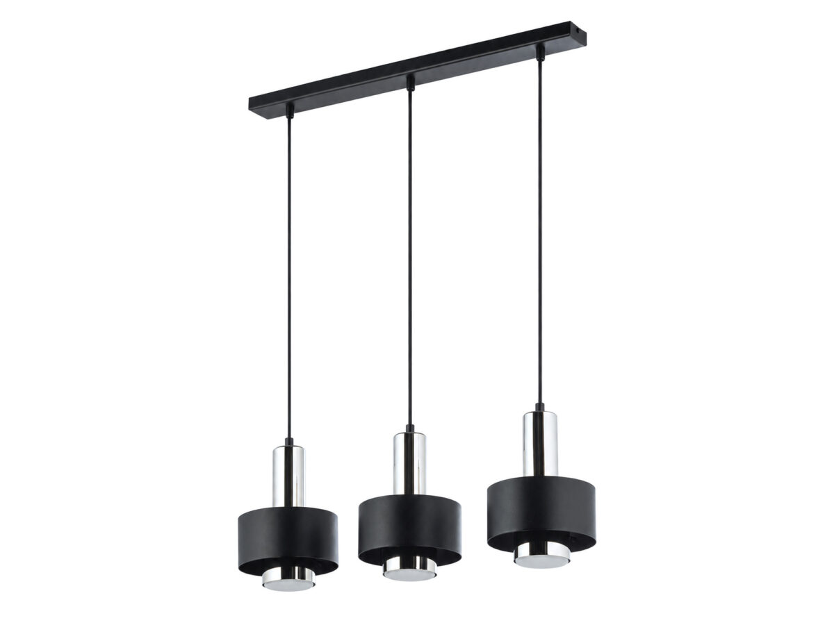 Lampa wisząca Rif Lux 3 3-punktowa liniowa z kloszami