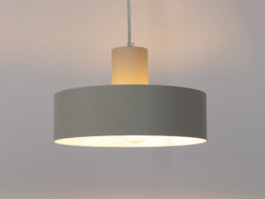 Miniaturka 6 - Lampa wisząca Rif M w kolorze szary beż, pełny widok