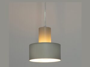 Miniaturka 11 - Lampa wisząca Rif S w szarym beżu ze światłem padającym w dół