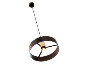 Miniaturka 5 - Rif Wood 1 L – detal połączenia drewna naturalnego i czarnej stali