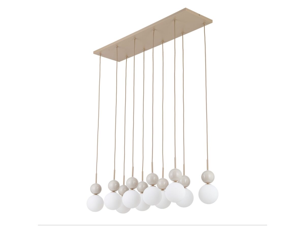 Lampa wisząca Riviera 10-punktowa liniowa 105 cm
