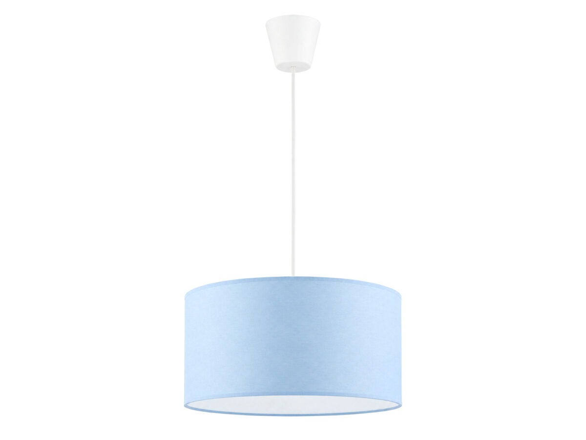 Lampa wisząca Rondo Kids 38 cm z abażurem do pokoju dziecięcego