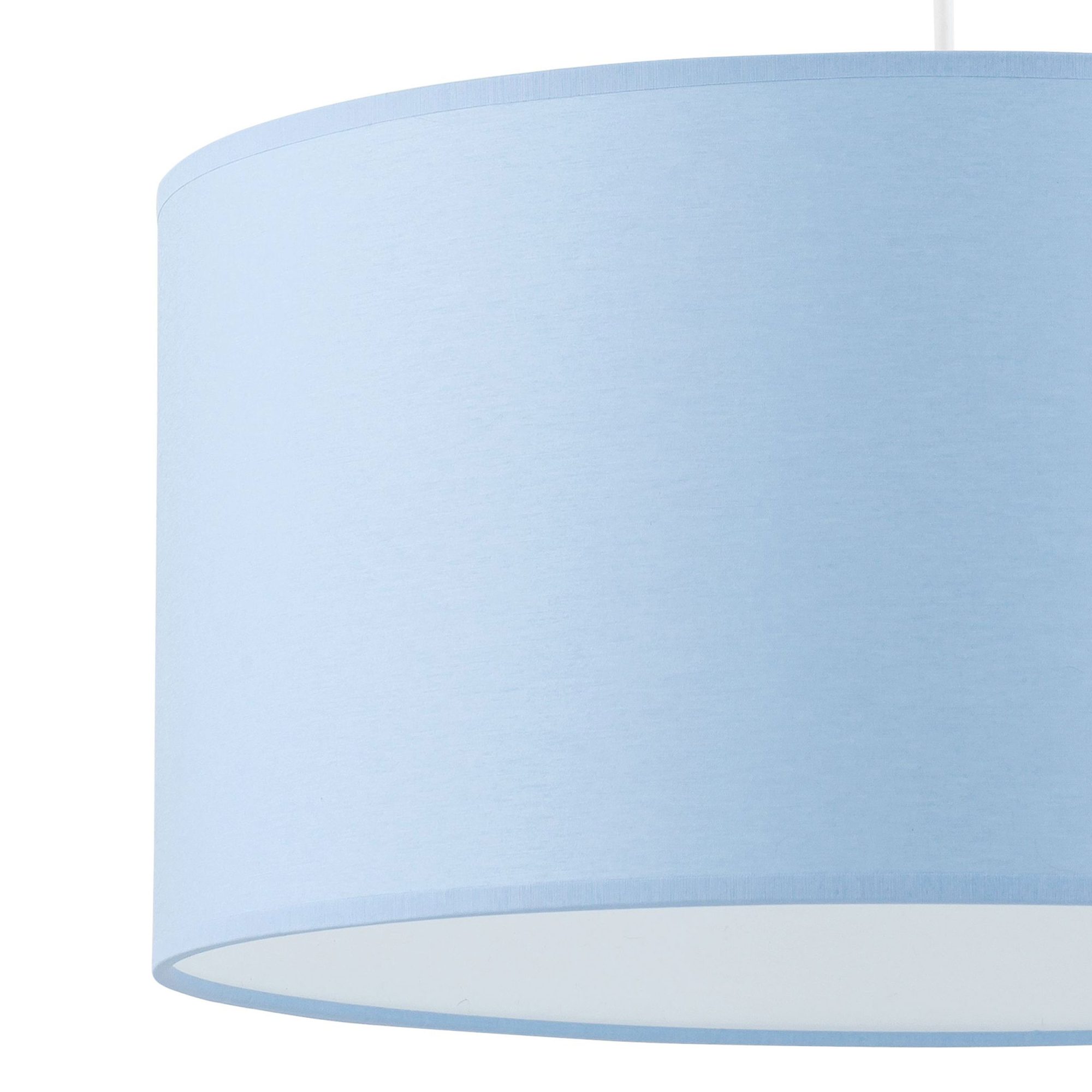 Niebieska lampa wisząca Rondo Kids w aranżacji pokoju dziecięcego