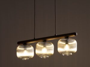 Miniaturka 1 - Trzypunktowa lampa wisząca Salvia w aranżacji