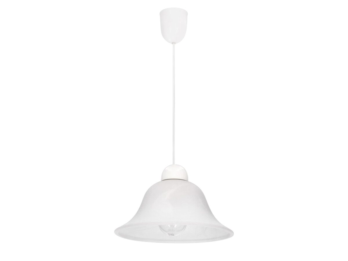 Lampa wisząca Sarisela ze szklanym kloszem 25 cm – 2 kolory