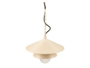 Miniaturka 1 - Lampa wisząca zewnętrzna Sejero w kolorze beżowym