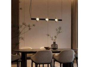 Miniaturka 4 - Lampa wisząca Seladano 18 W czarna w aranżacji – ujęcie 2