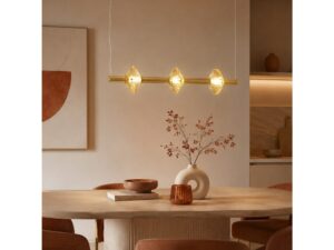 Miniaturka 5 - Lampa wisząca Seladano 18 W złota w aranżacji – ujęcie 2
