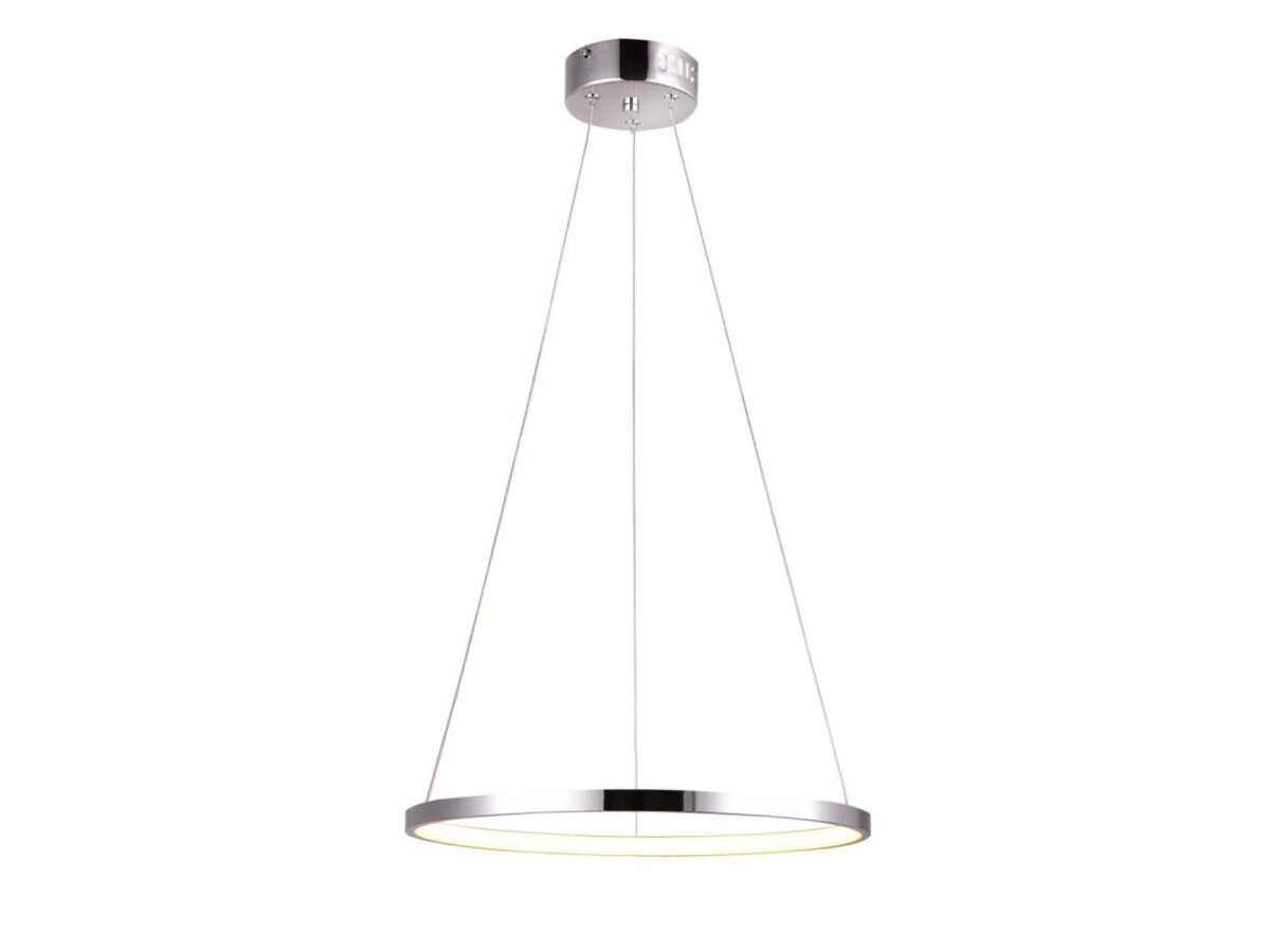 Lampa wisząca Selavona ring LED 29 cm chrom 4000 K