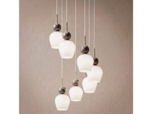 Miniaturka 1 - Lampa wisząca Seriveta siedmiopunktowa we wnętrzu