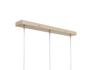 Miniaturka 3 - Zbliżenie potrójnej lampy Seriveta taupe