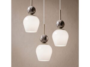 Miniaturka 1 - Lampa Seriveta potrójna okrągła w salonie