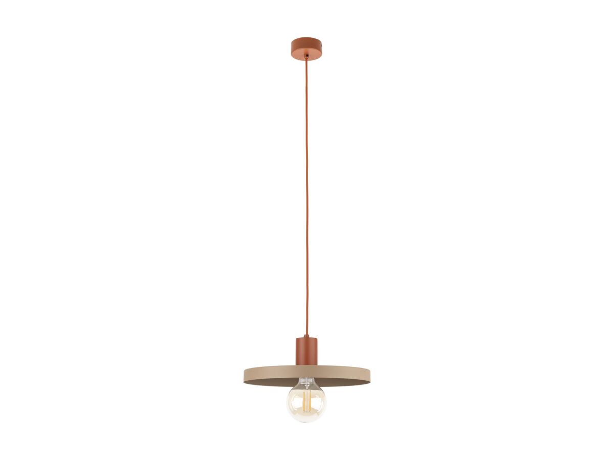 Lampa wisząca Sila 30 cm z metalowym kloszem E27