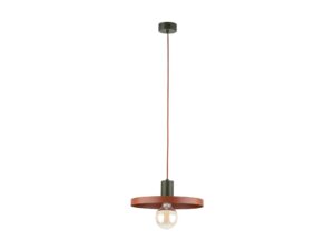Miniaturka 1 - Lampa wisząca Sila 30 cm zielono-ceglasta na białym tle