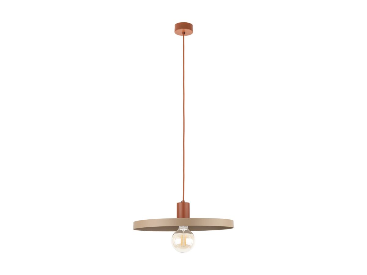 Lampa wisząca Sila 40 cm z szerokim kloszem E27