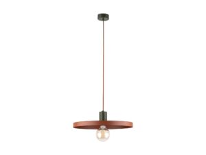 Miniaturka 1 - Lampa wisząca Sila 40 cm zielono-ceglasta na białym tle